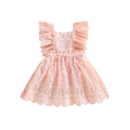 Vestido Infantil Vintage Renda