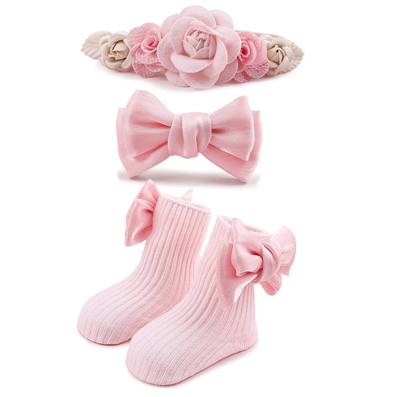 Kit Flower Meia + faixas