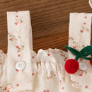 Vestido Infantil Liz + Chapéu Cerejinha