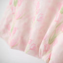 Vestido Infantil Tulipa + Bolsinha