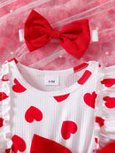 Vestido Coração + Lacinho