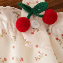 Vestido Infantil Liz + Chapéu Cerejinha