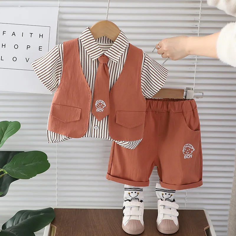Conjunto Infantil Léo Gravatinha