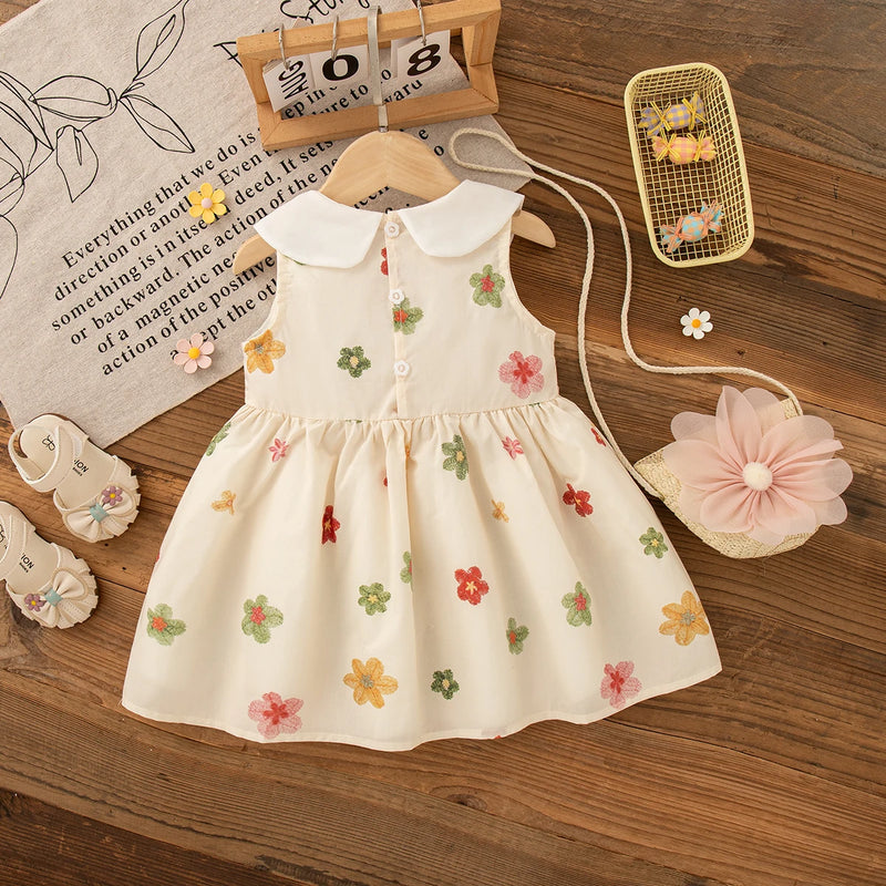 Vestido Liz Flor + Bolsinha