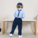 Conjunto Infantil Batizado Suspensório