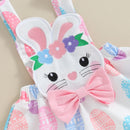 Jardineira Infantil Coelhita 3 Pças