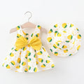 Vestido Infantil Moranguinhos + Chapéu