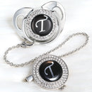 Chupeta Prata + Prendedor Inicial