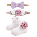 Kit Flower Meia + faixas