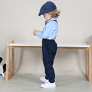 Conjunto Infantil Batizado Suspensório