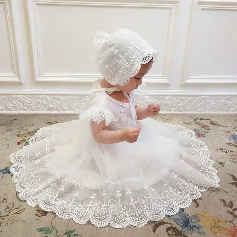 Vestido Infantil Rendado