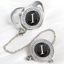 Chupeta Prata + Prendedor Inicial