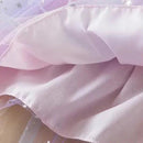 Vestido Infantil Babados Tule Estrelinhas - Loja BiBia