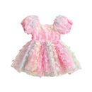Vestido Infantil Manguinha Borboletas - Loja BiBia