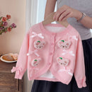 Cardigã Infantil Ursinhos