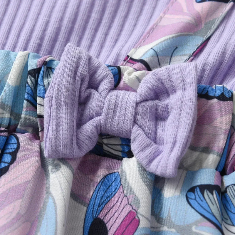 Romper Baby Borboletas Mangas + Faixa