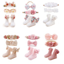 Kit Flower Meia + faixas