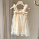 Vestido Infantil Tule Flor Vintage - Loja BiBia
