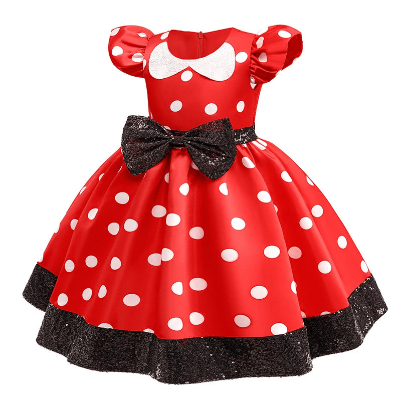 Vestido Infantil Princesa Mini + Tiara