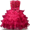 Vestido Infantil Glamour Babados - Loja BiBia