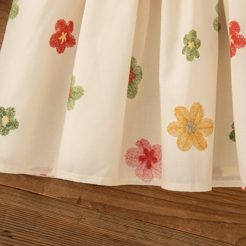 Vestido Liz Flor + Bolsinha