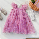 Vestido Infantil Bolinhas Princesa - Loja BiBia