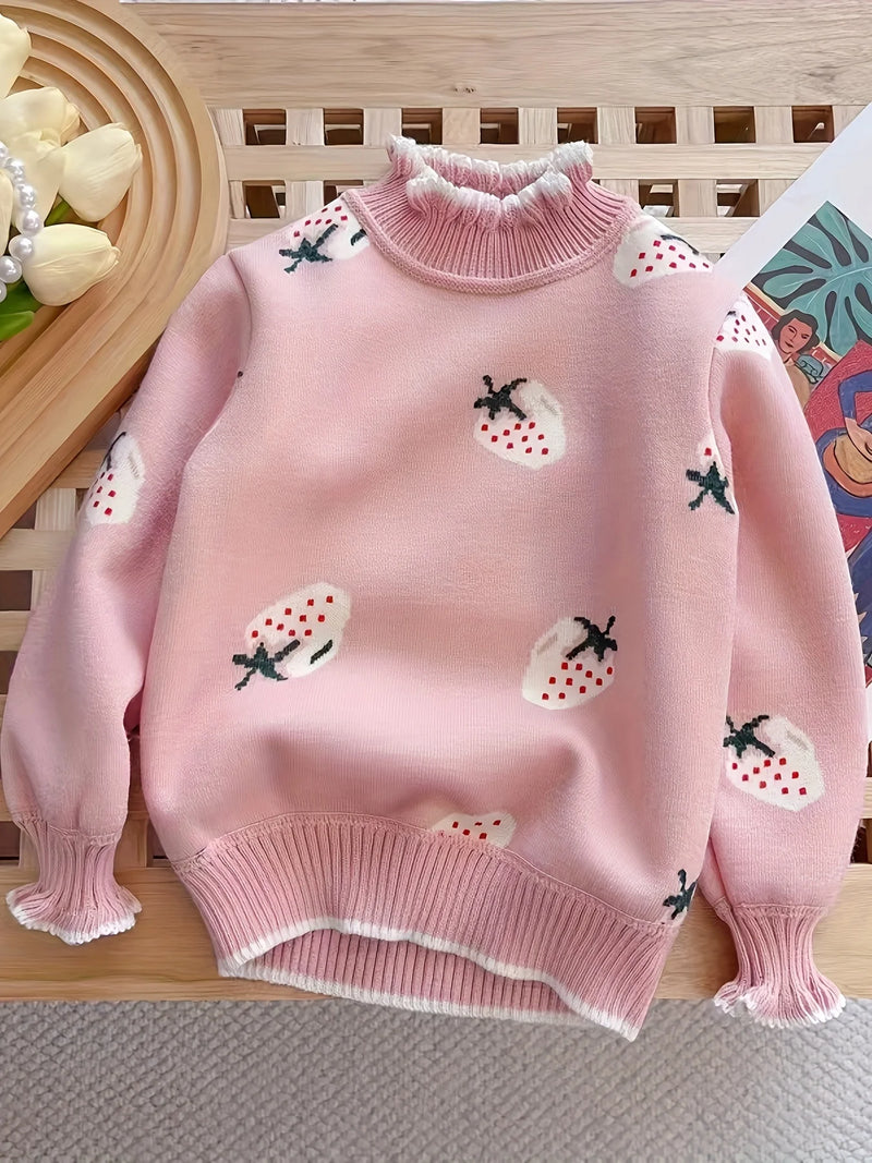 Blusa Infantil Tricô Veludo Meninas