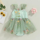 Body Infantil Feminino Tule Bordado - Loja BiBia