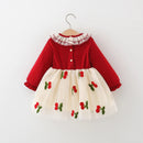 Vestido Infantil Cereja Encanto