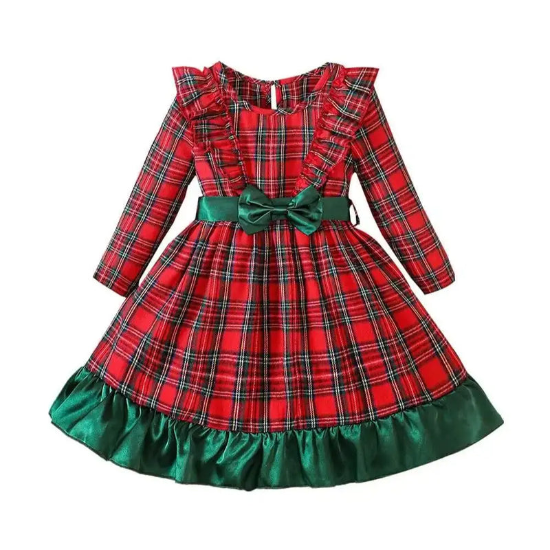 Vestido Infantil  Mariah Xadrez