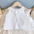Conjunto Infantil Renda Branco