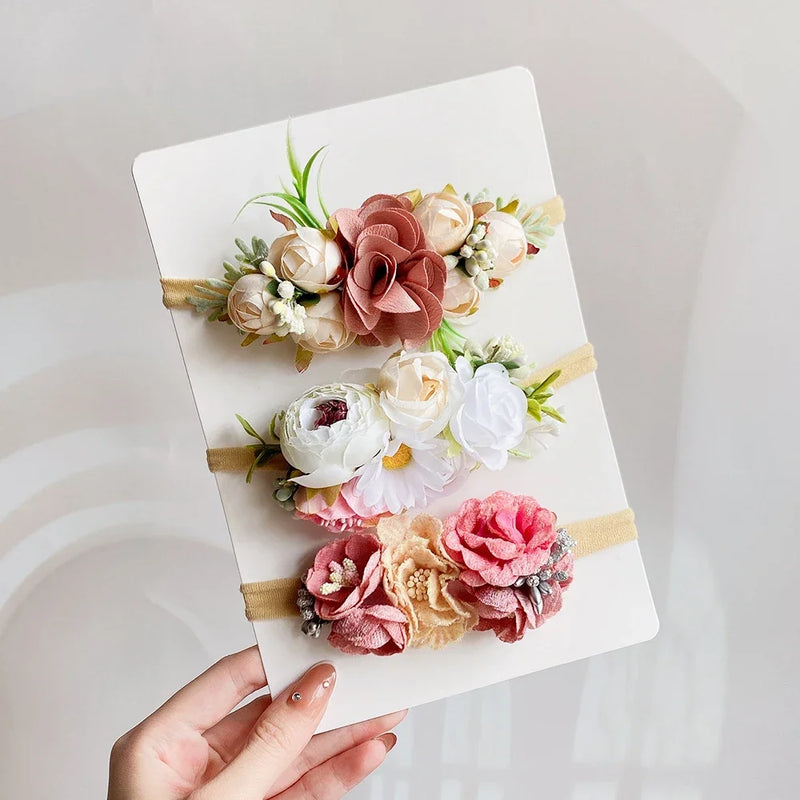 Kit Baby Faixas Flores