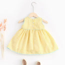 Vestido Infantil Xadrez Bordadinho