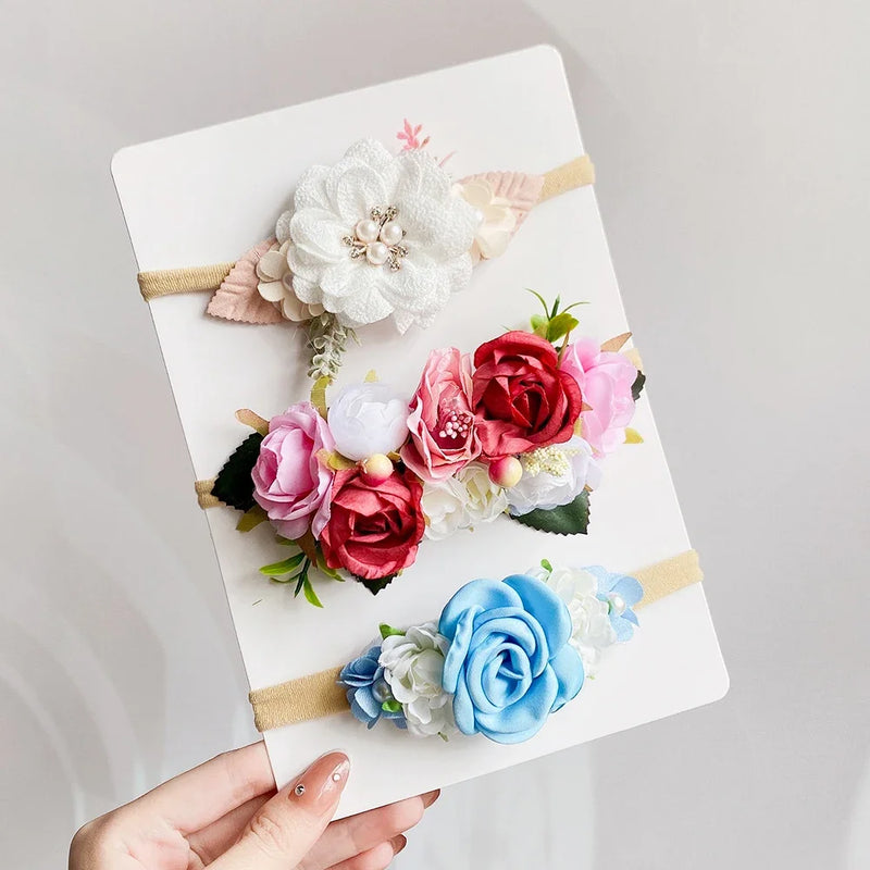 Kit Baby Faixas Flores