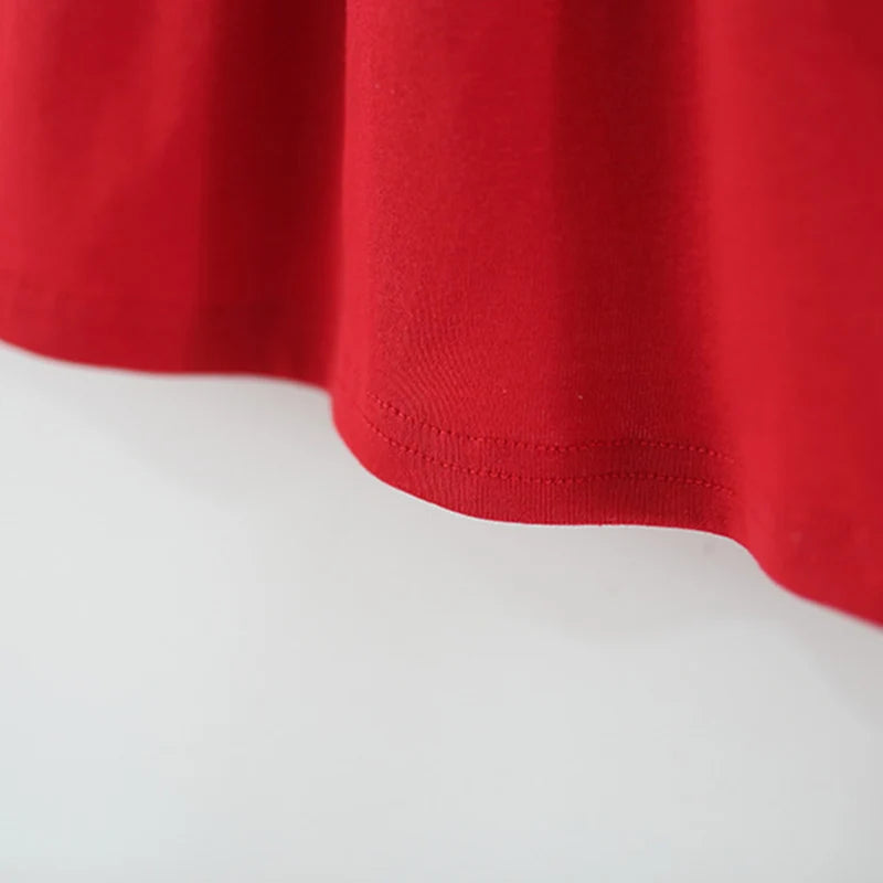 Vestido Infantil Moranguete + Bolsinha