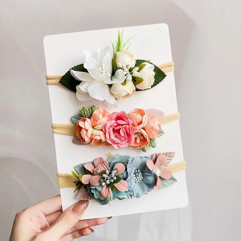 Kit Baby Faixas Flores