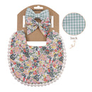 Kit Infantil Babador Florais 3 PÇS