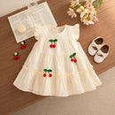 Vestido Infantil Cerejinha Fashion