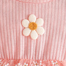 Vestido Infantil Tule Floridinho Margarida