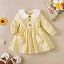 Vestido Infantil Xadrez Sophia