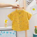 Jardineira Infantil + Camisa Happy