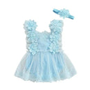 Romper Flor + Tiara - Loja BiBia