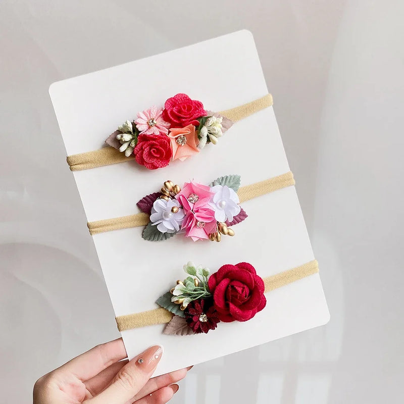 Kit Baby Faixas Flores