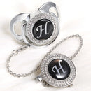 Chupeta Prata + Prendedor Inicial