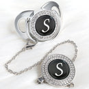 Chupeta Prata + Prendedor Inicial