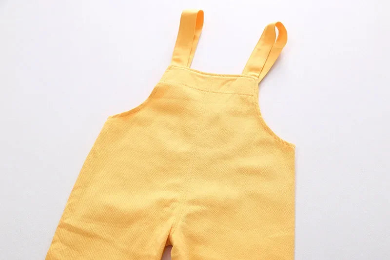 Jardineira Infantil Ursinho + Blusa