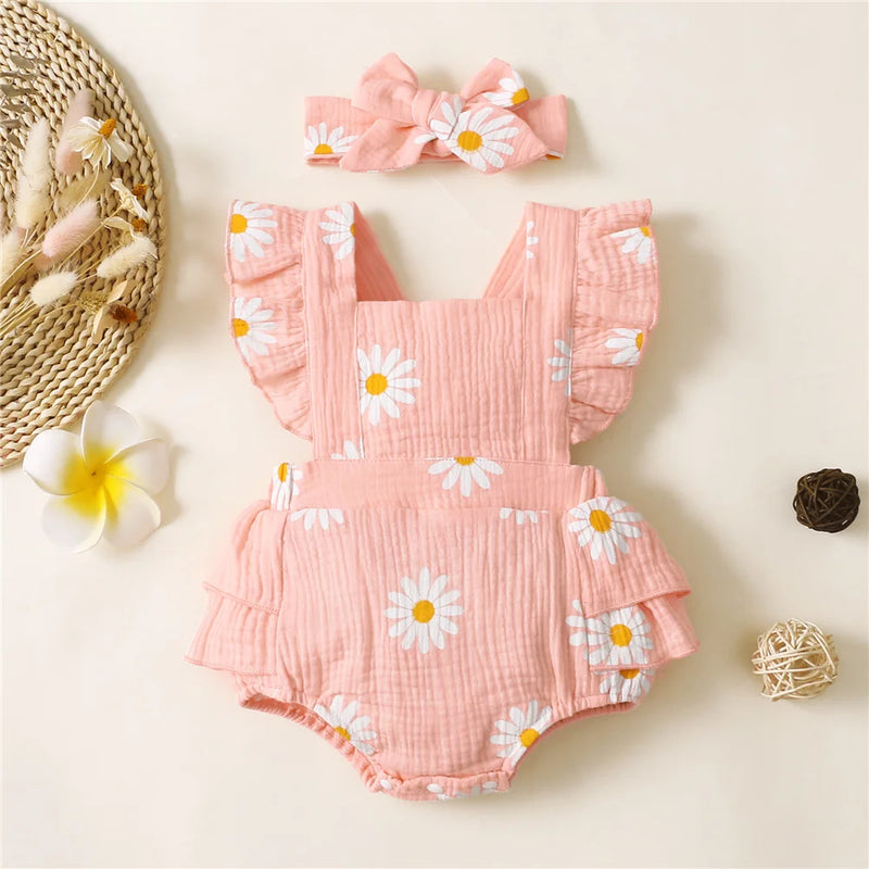 Romper Infantil Margarida + Faixa