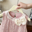 Vestido Infantil Glamour Paetê