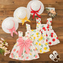 Vestido Infantil Frutinha Tropical + Chapéu