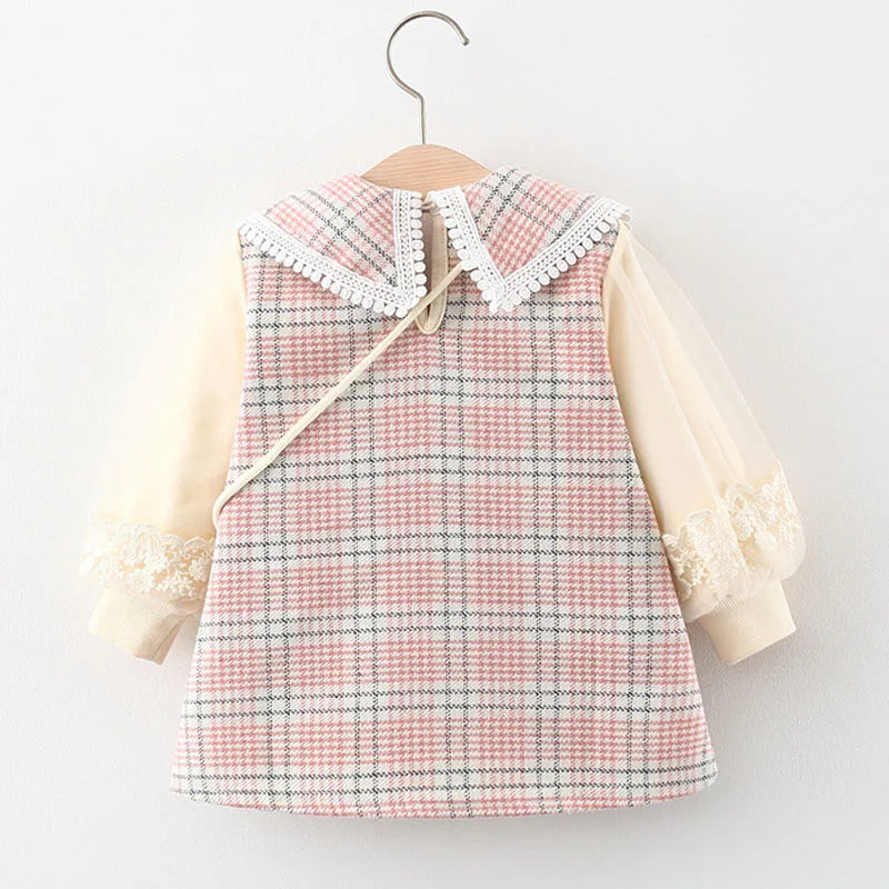 Vestido Infantil Alice + Florzinha